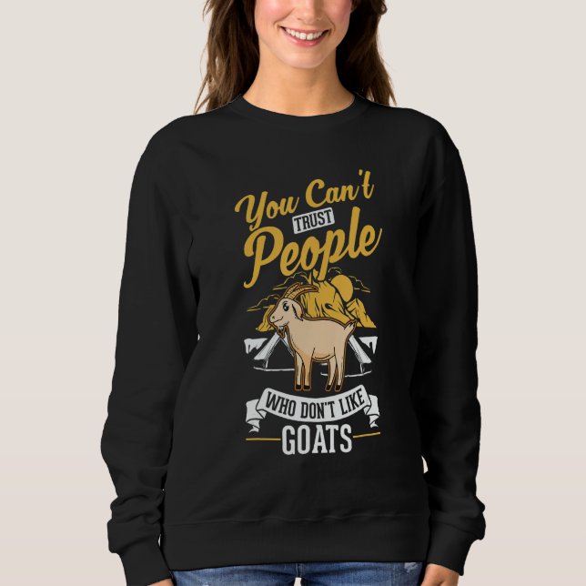 Sweatshirt Goat Farmer Goat Keeper Goatherd 1 (Devant)