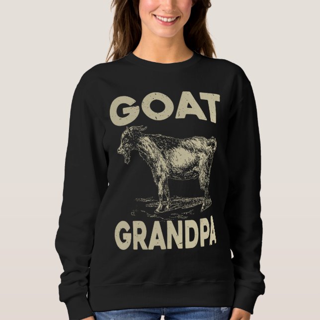 Sweatshirt Goat Grandpa (Devant)
