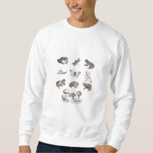 Sweatshirt Gobli Frogue Académie Champignon Esthétique Cottag
