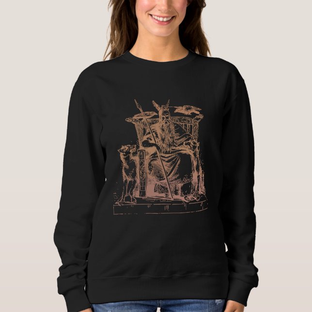 Sweatshirt God Odin Ancient Norse Medieval Nordic Myth (Devant)