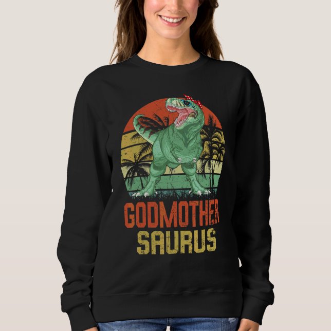 Sweatshirt Godmères saurus Rex Dinosaur Godmère Saurus Fami (Devant)
