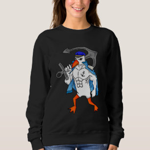 Sweatshirt Goéland Plaque d'ancrage NordenFitness allemand Bo