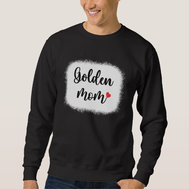 Sweatshirt Golden Dog Mom Womens Golden Retriever (Devant)