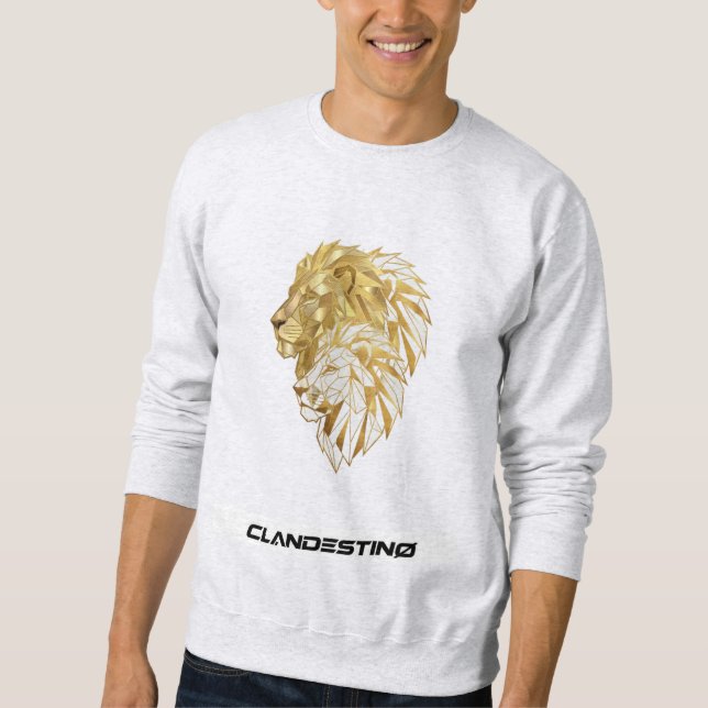 Sweatshirt Golden Lion – Majestic Design (Devant)