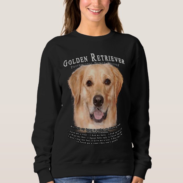 Sweatshirt Golden Retriever 2 Owner  Human Trainer (Devant)