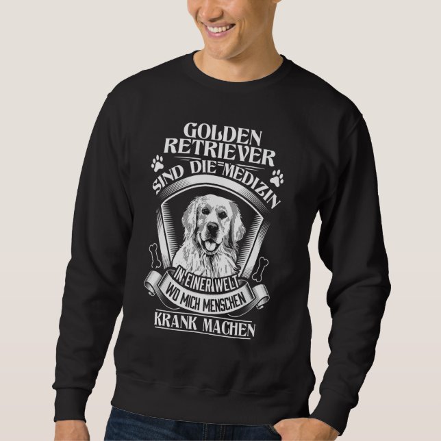 Sweatshirt Golden Retriever Chien (Devant)