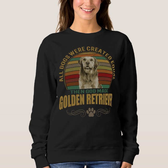 Sweatshirt Golden Retriever Chien 422 (Devant)
