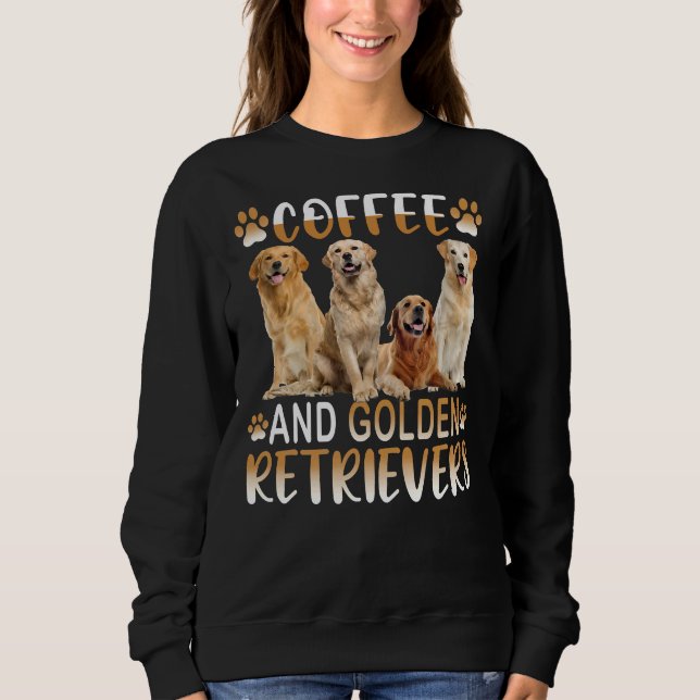 Sweatshirt Golden Retriever Chien Café (Devant)