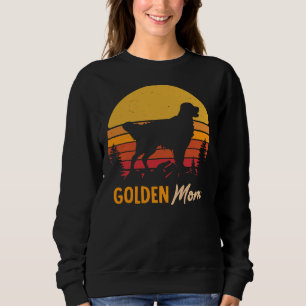 Sweatshirt Golden Retriever Chien Maman Vintage Retro 277