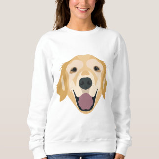 Sweatshirt Golden retriever d'illustration