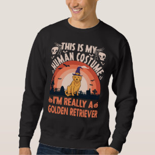 Sweatshirt Golden Retriever Halloween Costume humain