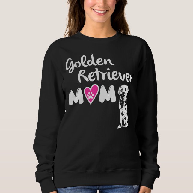 Sweatshirt Golden Retriever Maman Rupture Scoop (Devant)