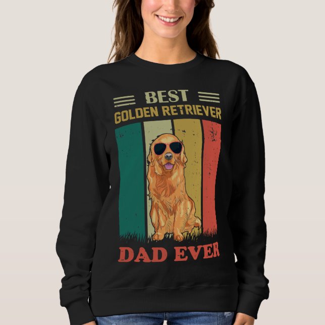Sweatshirt Golden Retriever Papa (Devant)