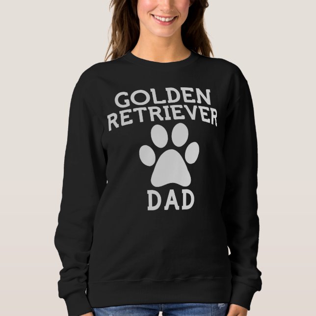 Sweatshirt Golden Retriever Papa Paw (Devant)