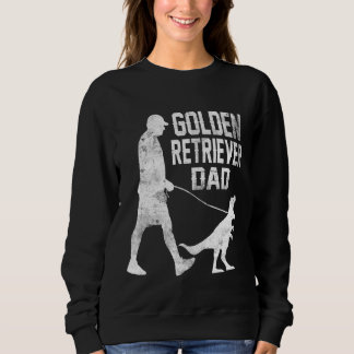 Sweatshirt Golden Retriever Papa Trex Dinosaur Chien Propriét