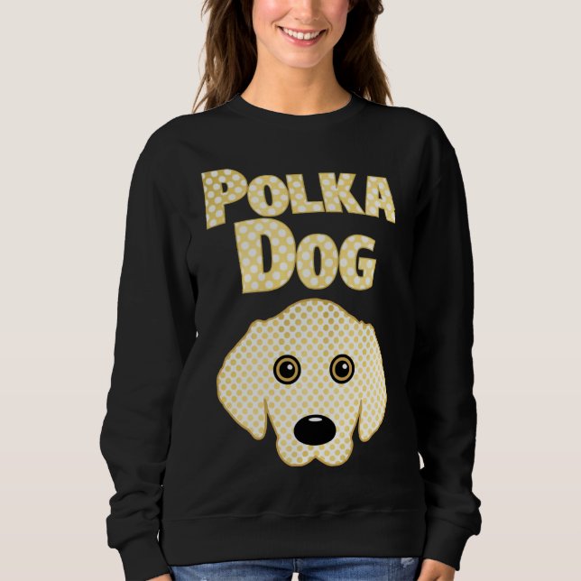 Sweatshirt Golden Retriever Polka Chien (Devant)