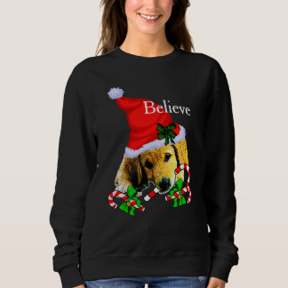 Sweatshirt Golden Retriever Puppy Christmas