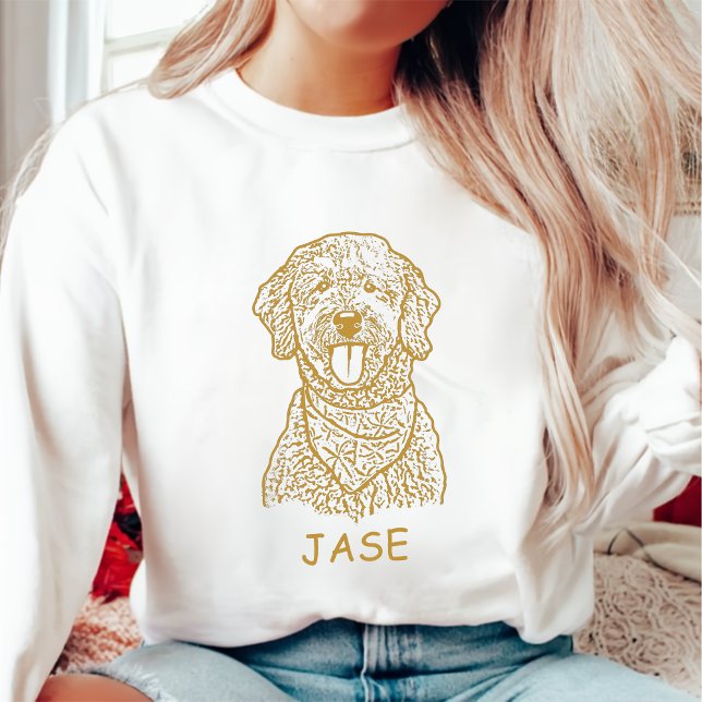 Sweatshirt Goldendoodle Chien Personnalisé Animaux de compagn (Créateur téléchargé)