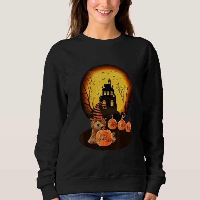 Sweatshirt Goldendoodle Halloween For Kids Mom Dad Love Dog (Devant)