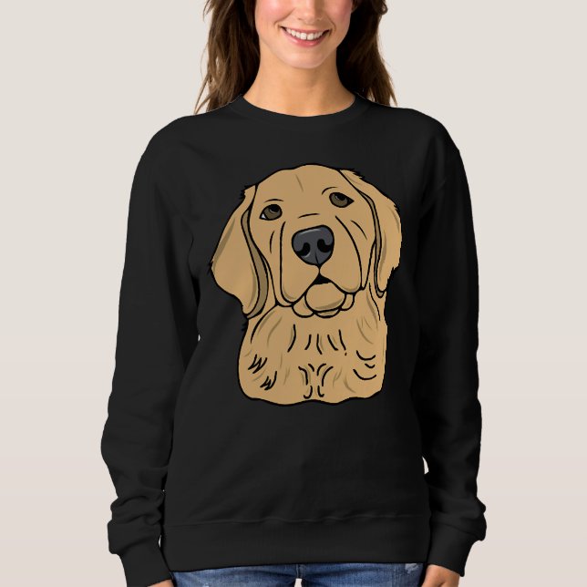 Sweatshirt Goldie Golden Retriever 521 (Devant)