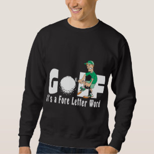 Sweatshirt Golf c'est un T-shirt antérieur de mot de lettre