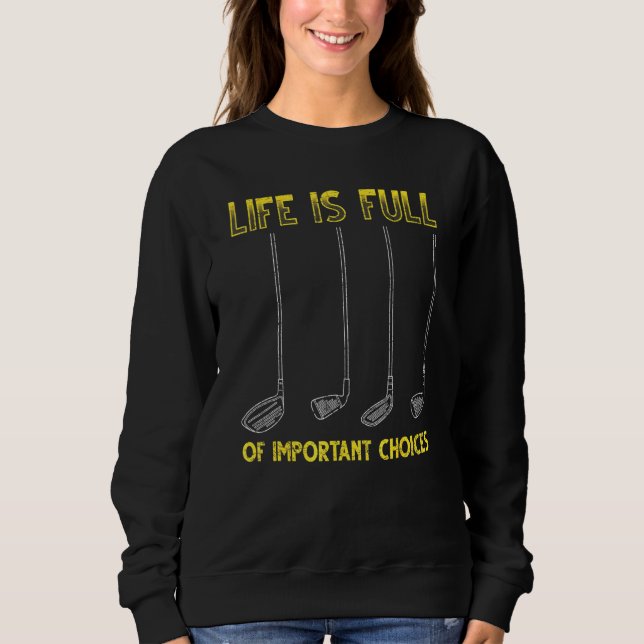 Sweatshirt Golf Club Golf Golf Golf Course Sport Hobby Golfer (Devant)