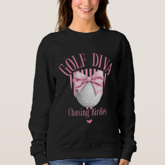 Sweatshirt Golf Diva Chasing Birdies