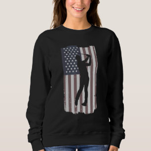 Sweatshirt Golf Patriotique Pour Hommes Et Femmes Avec Amari