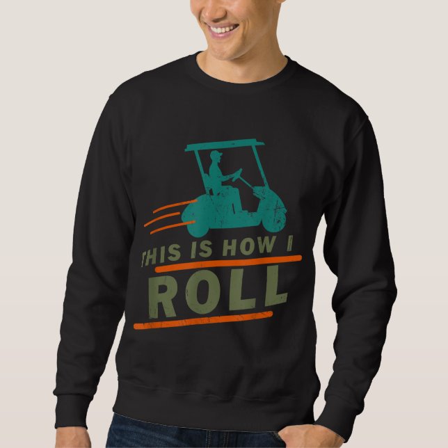 Sweatshirt Golf Thème Poison For Retiree My Retirement Plan I (Devant)