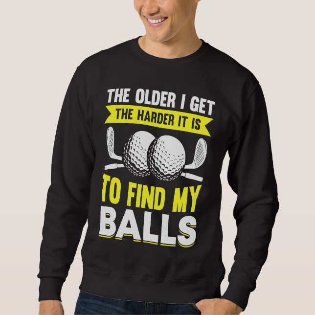 Sweatshirt Golfing Golf Player Coach Golfer  1 (Devant)