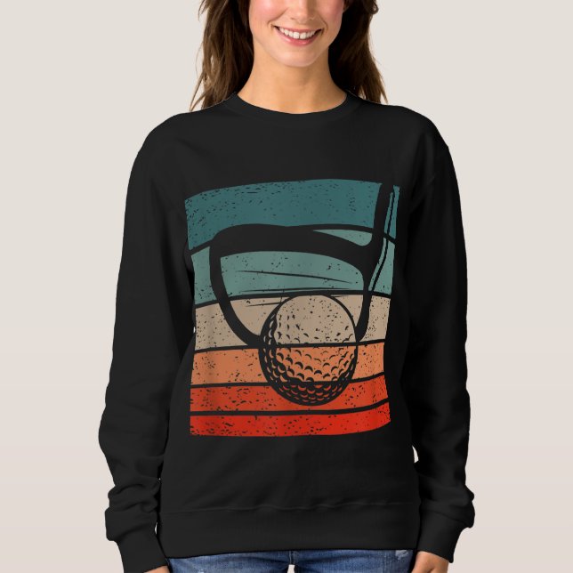 Sweatshirt Golfing style rétro Vintage (Devant)