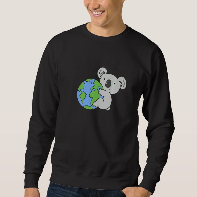 Sweatshirt Good Planets Are Hard To Find Climage Change Cute  (Devant)