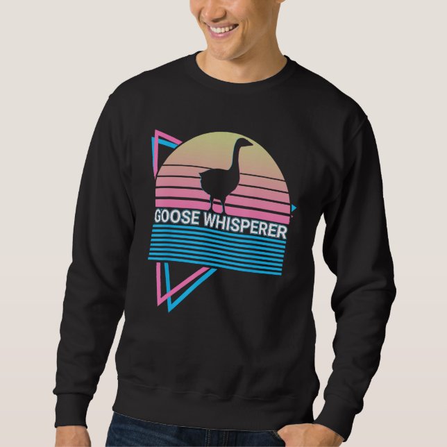 Sweatshirt Goose Whisperer Goose Whisperer Retro (Devant)