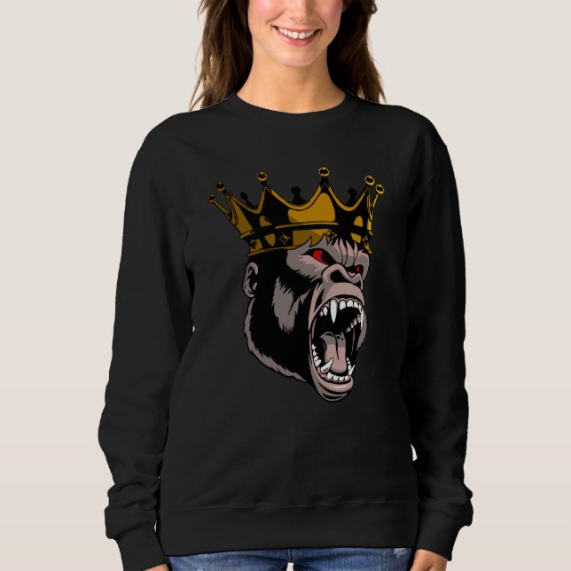 Sweatshirt Gorilla Jero Designs (Devant)