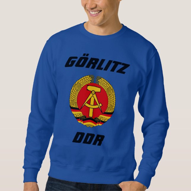 Sweatshirt Gorlitz, Deutsche Demokratische Republik DDR. (Devant)