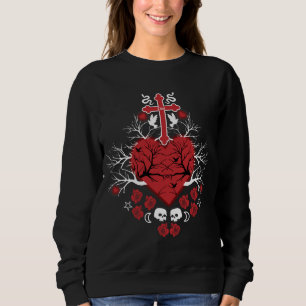 Sweatshirt Goth Post Punk Mode
