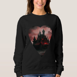 Sweatshirt Gothic Castle Red Ambience