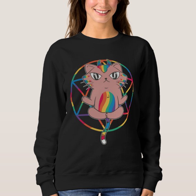 Sweatshirt Gothic clothing aesthetic occult witch  1 (Devant)