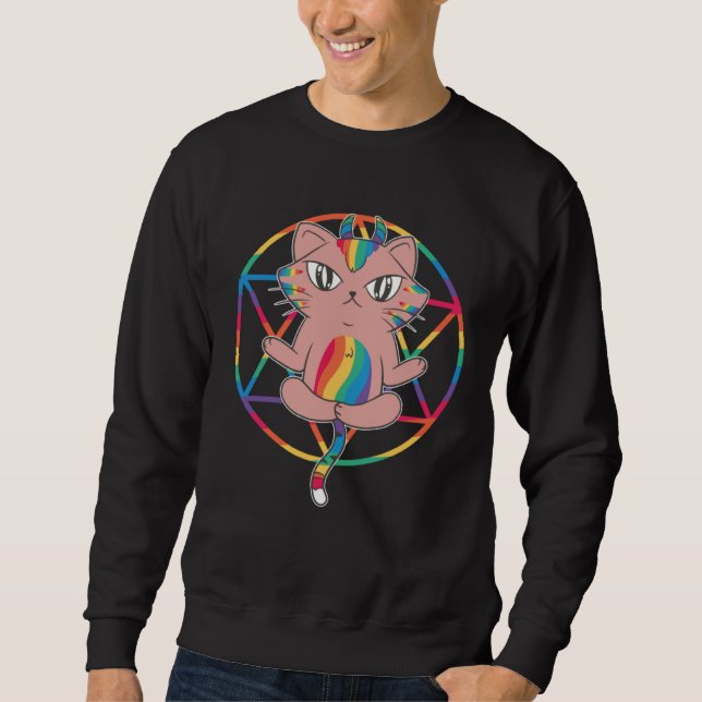 Sweatshirt Gothic clothing aesthetic occult witch  1 (Devant)