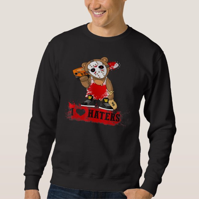 Sweatshirt Gothique Pastel Teddy Bear Voodoo Déplaisant 10 (Devant)