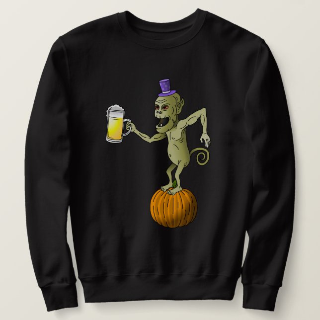 Sweatshirt Goule de Fête Toastant (Design devant)