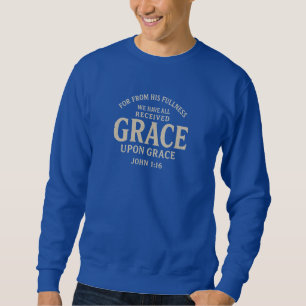 Sweatshirt Grâce sur Grâce - Chrétien