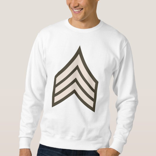 Sweatshirt grade de sergent de l'armée (Devant)