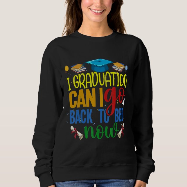 Sweatshirt Graduation  For Him Her 2023 High School College (Devant)