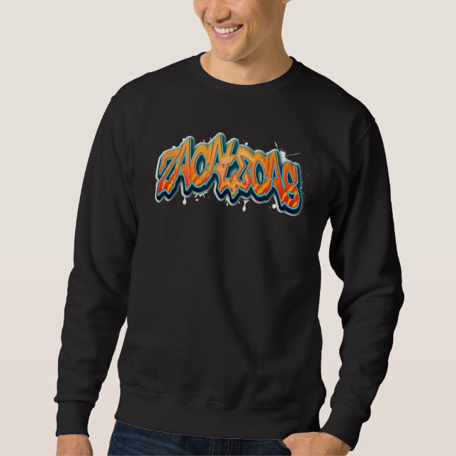 Sweatshirt Graffiti Zacatecas Mexique (Devant)