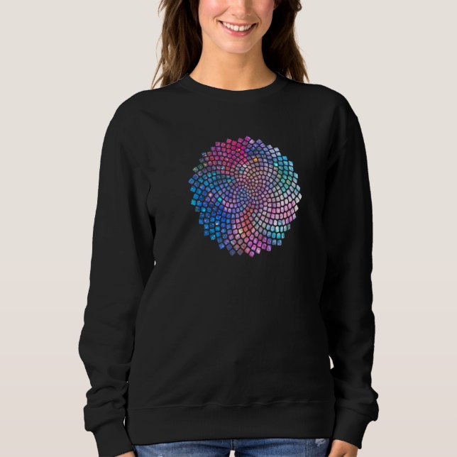 Sweatshirt Graines de Tournesol Spirale de Fibonacci Nombre d (Devant)