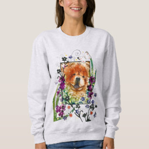 Sweatshirt GRAINS DE CHANGEMENT  chow rouge 