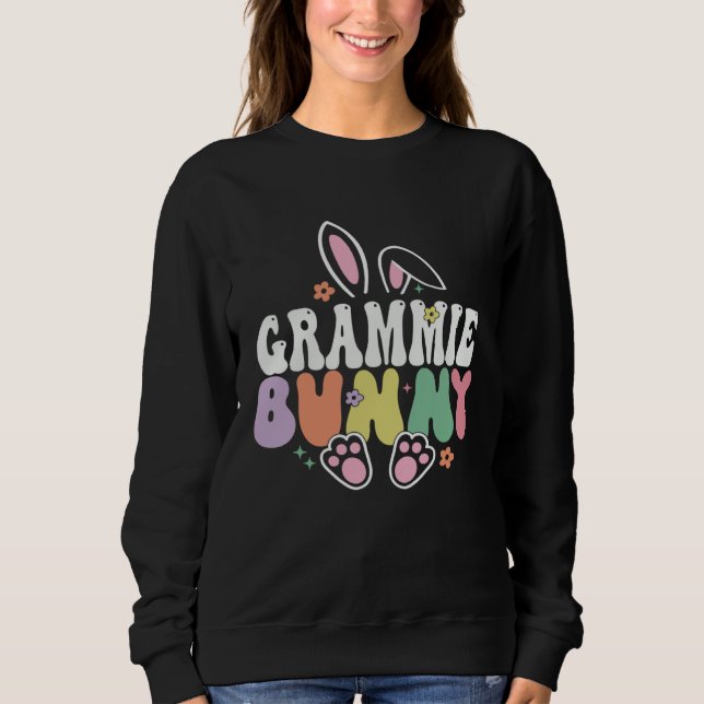 Sweatshirt Grammie Bunny Easter Day Rabbit Grandma Family Mat (Devant)