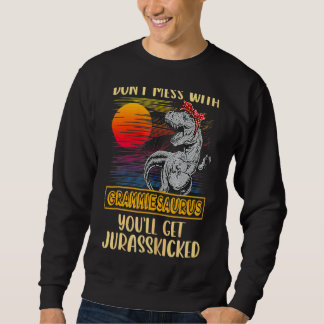 Sweatshirt Grammie Rex Dinosaures Maman Saurus