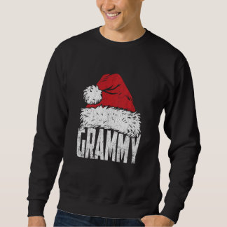 Sweatshirt Grammy Santa Chapeau Noël Famille Correspondant Py